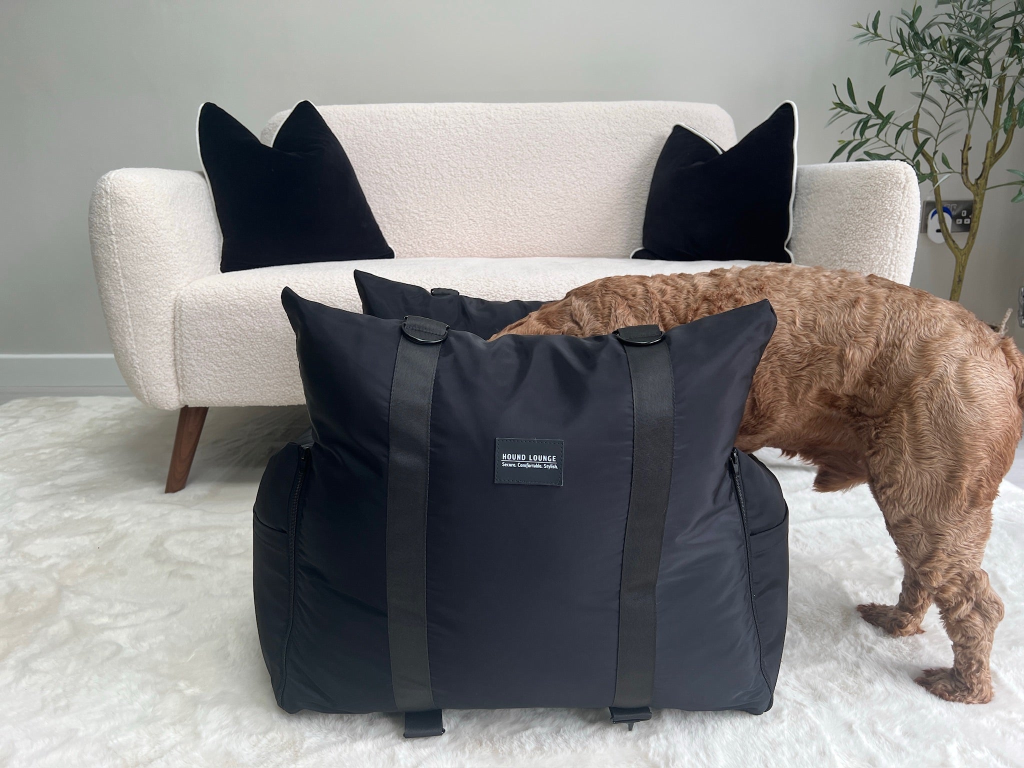 3 in 1 Dog Travel Bed Hound Lounge